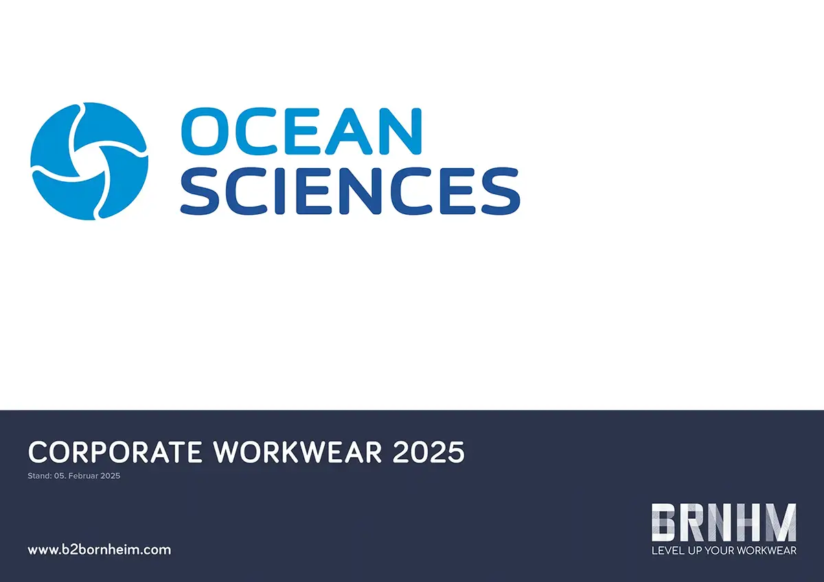 BRNHM Sortiment-Katalog – Titelseite mit Kundenlogo