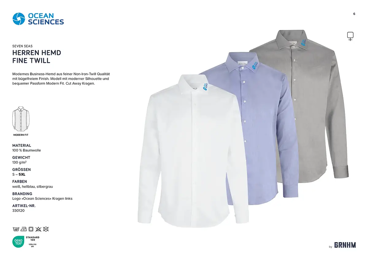 BRNHM Sortiment-Katalog Produktbeschreibung mit Abbildungen Seite 6