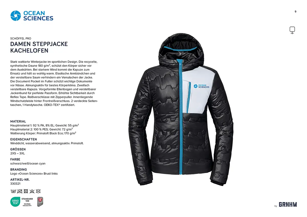 BRNHM Sortiment-Katalog Produktbeschreibung mit Abbildungen Seite 9